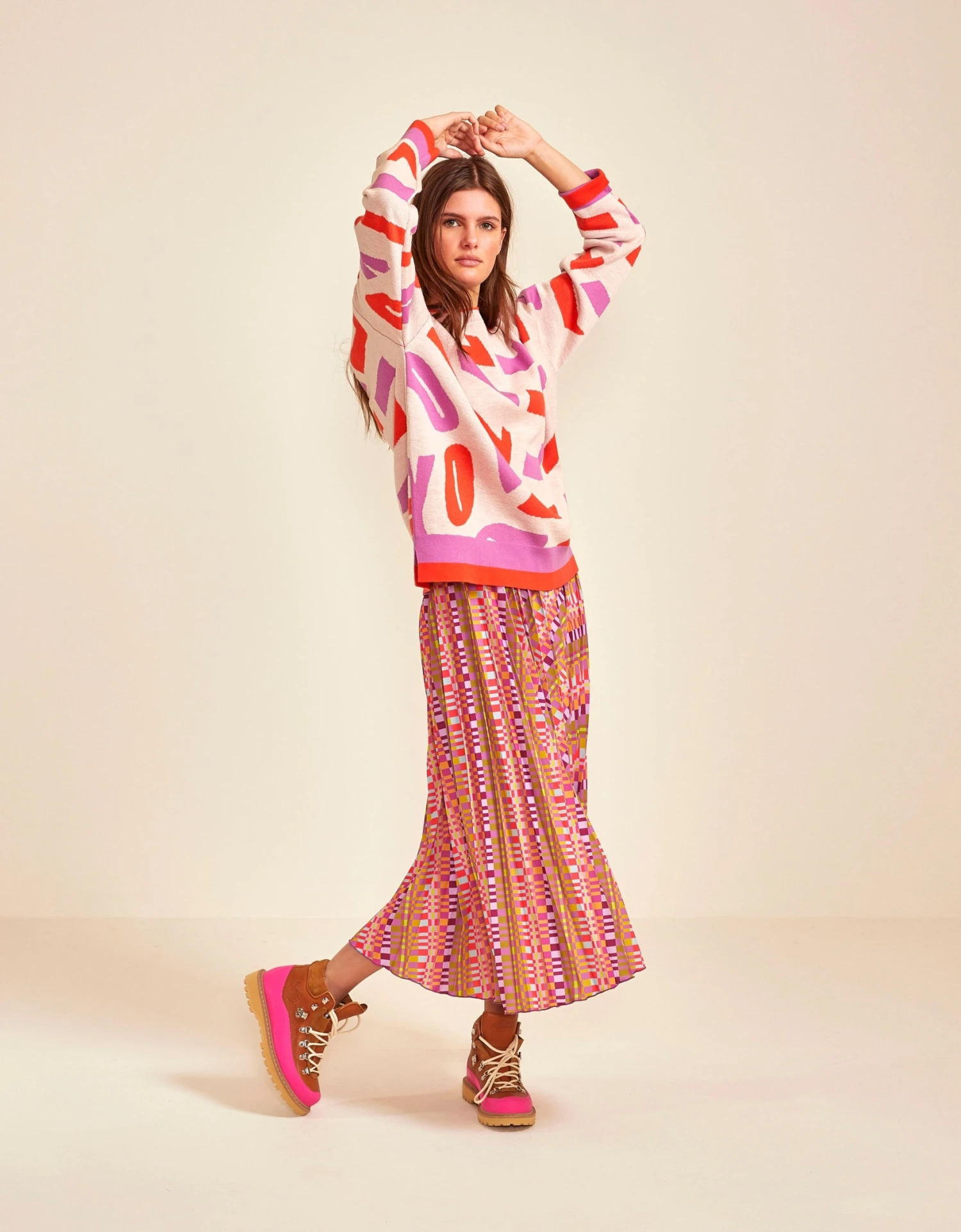 OILILY Kaleidoscope Trui(Kaleidoscope Pullover) 4 OILILY Kaleidoscope Trui(Kaleidoscope Pullover) - Afbeelding 2