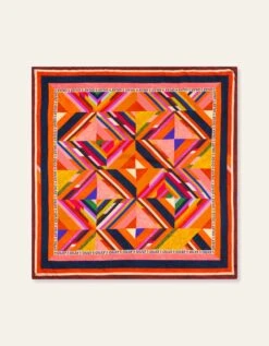 OILILY Ahappytrack Square Sjaal(Ahappytrack Square Scarf)