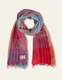 OILILY Adeline Check Sjaal(Adeline Scarf) -OILILY Winkel F25WAC9011 207 8