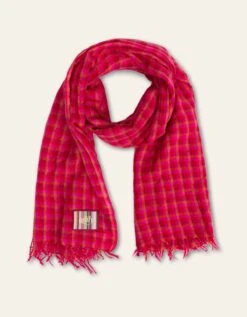 OILILY Angie Check Sjaal(Angie Scarf) -OILILY Winkel F25WAC9041 318 2