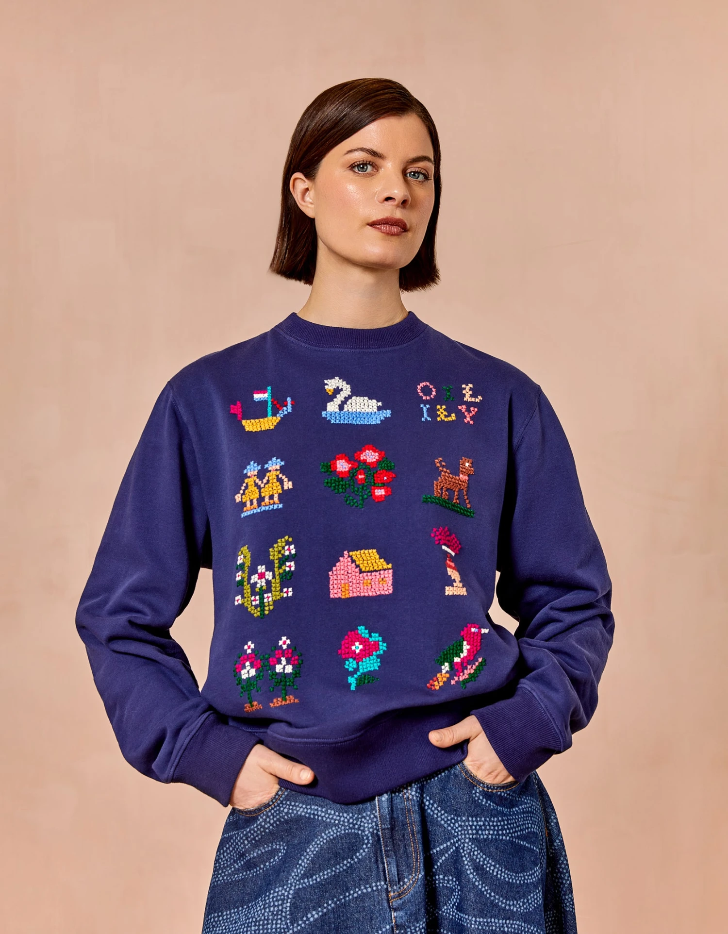OILILY Hilde Sweater(Hilde Crew Top 2) 4 OILILY Hilde Sweater(Hilde Crew Top 2) - Afbeelding 2