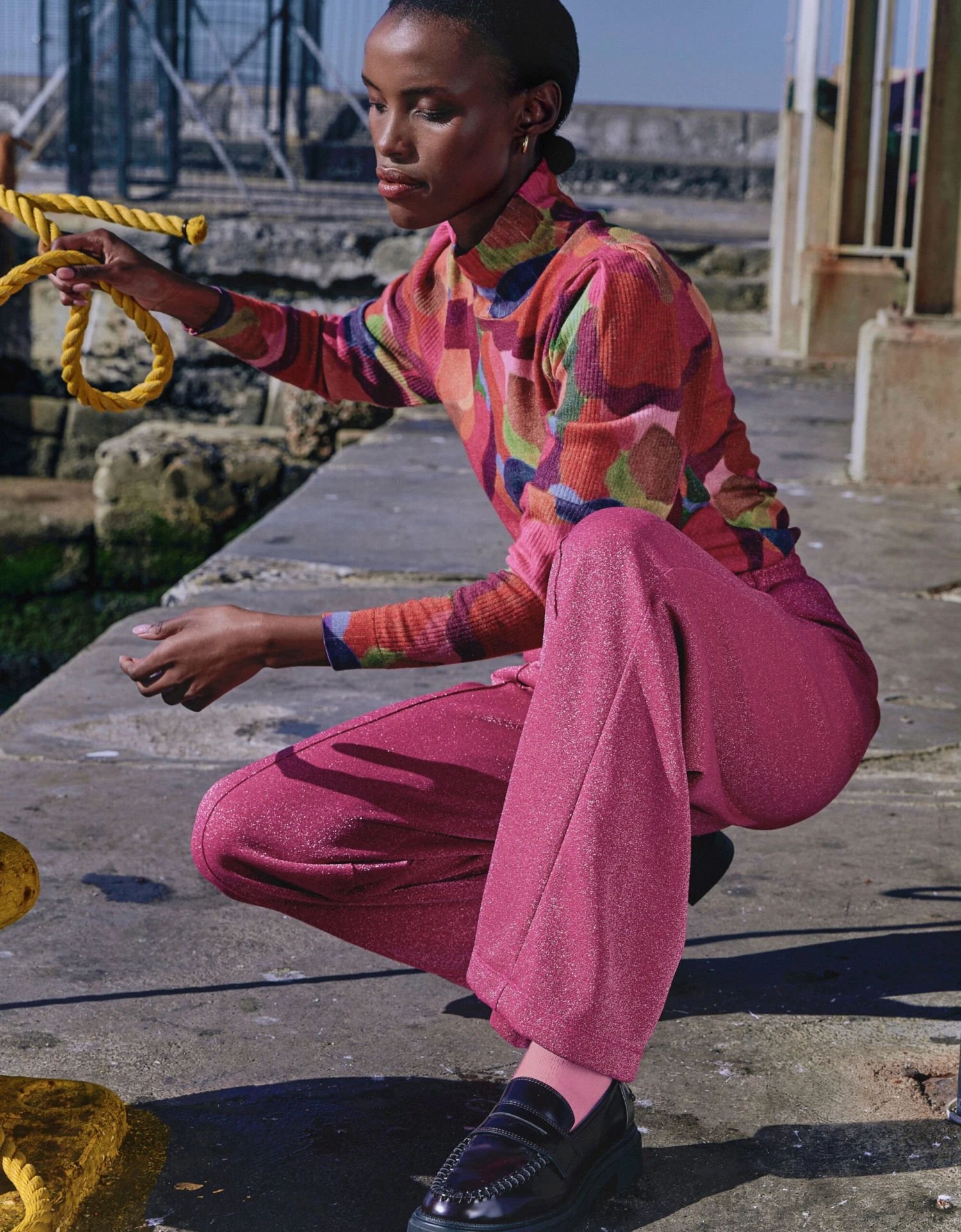 OILILY Klaasje Trui(Klaasje Col Pullover) 4 OILILY Klaasje Trui(Klaasje Col Pullover) - Afbeelding 2