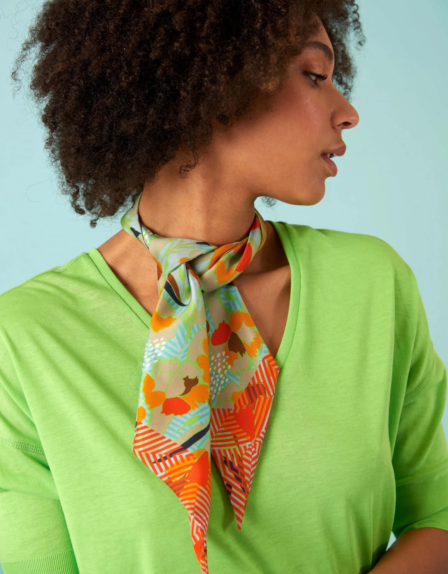 OILILY Aclash Sjaal(Aclash Scarf) 4 OILILY Aclash Sjaal(Aclash Scarf) - Afbeelding 2