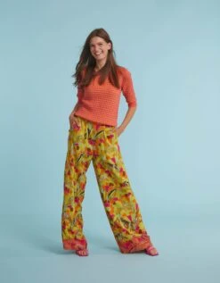 OILILY Penny Royal Broek(Penny Royal Trousers) -OILILY Winkel S23WPA7031 6