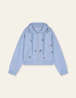 OILILY Vestussy Vest(Vestussy Long Sleeves Hooded Sweat Cardigan)