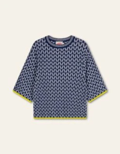 OILILY Kinergyshort Sleeves Knitted Top(Kinergy Short Sleeves Knitted Top)