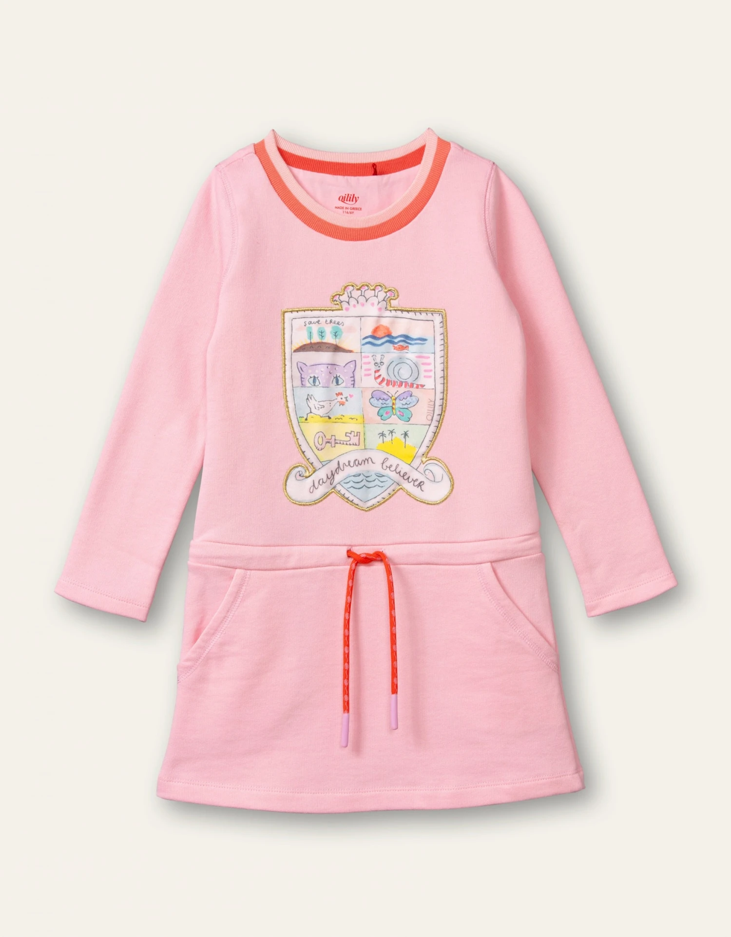 OILILY Haard Sweatjurk Bio-Katoen(Haard Sweat Dress Bio Cotton 1) 3 OILILY Haard Sweatjurk Bio-Katoen(Haard Sweat Dress Bio Cotton 1)